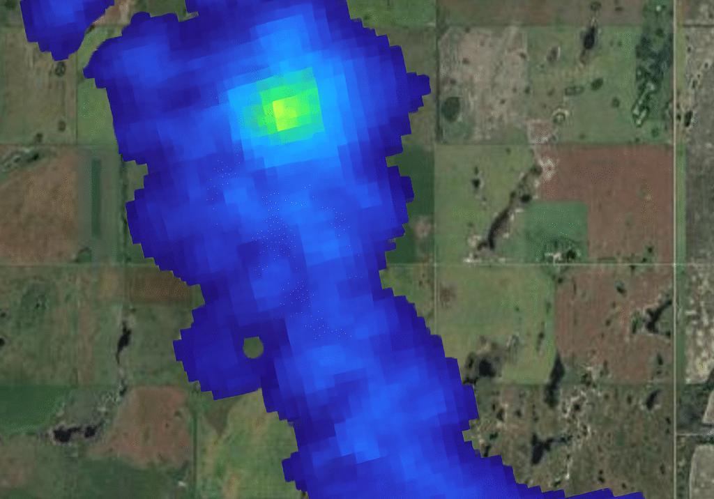 Prairie3D Emissions Over Saskatchewan Fields