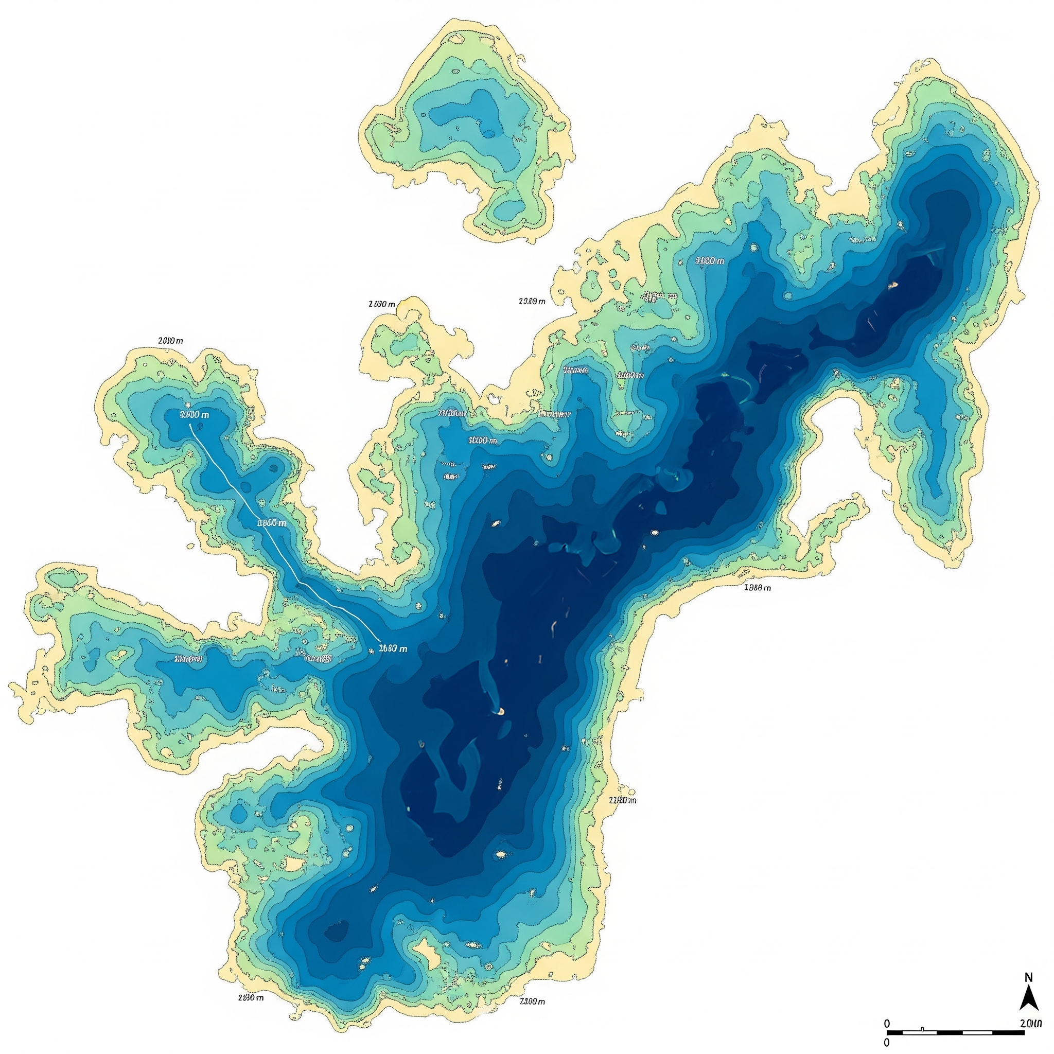 Prairie3D-Geoinformatics_Saskatoon-Saskatchewan_Lake Bottom Bathymetric Sonar Sounding