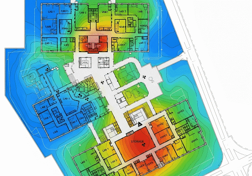 Prairie3D-Geoinformatics_Saskatoon-Saskatchewan_simulated radiation building map